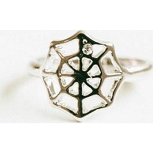 Trendy Classic Spiders Web Rings Three Color Optional