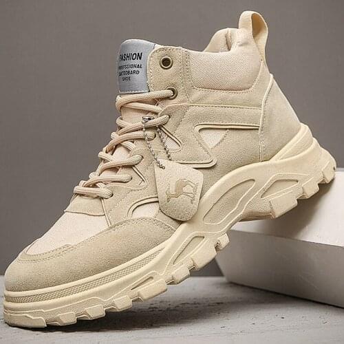 Fashion Mens Boots For Martin Boots Platform Shoes Autumn Winter Shoes High Quality Ankle Boots Men Casual Shoes Size 39-44