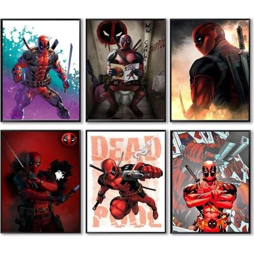 Marvel DIY Diamond Painting Captain America Superhero Movie Diamond Embroidery Cross Stitch Kits Mosaic Home Decor Gift