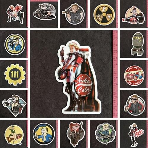 New Fallout Game Comic PVC cute cartoon stickers car stickers guitar bicycle refrigerator Buy 3 Free 1