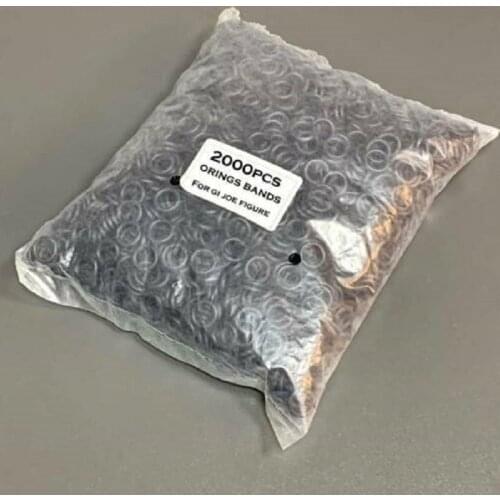 Lot 2000 GI Joe figure Replacement O-RINGS Waist Bands GI Joe Cobra Action Force