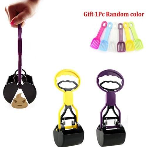 Portable Pet Dog Long Handle Jaw Poop Scoop Cat Pooper Clean Pick Up Animal Waste Picker Outdoor Cleaning Tools Dogs Accessory