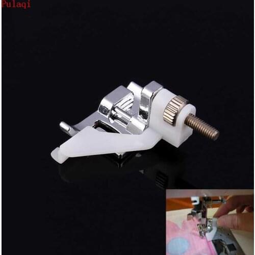 Pulaqi DIY 1PCS Not Exposed Stitching Presser Foot Sewing Machine for Household Sewing Machine Parts Plastic Walking Foot Sewing