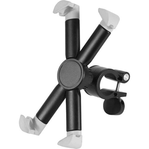 Adjustable Motorcycle Mobile Phone Holder X Type Phone Holder Bracket for 4-8.0 Inches Bicycle Phone Holder
