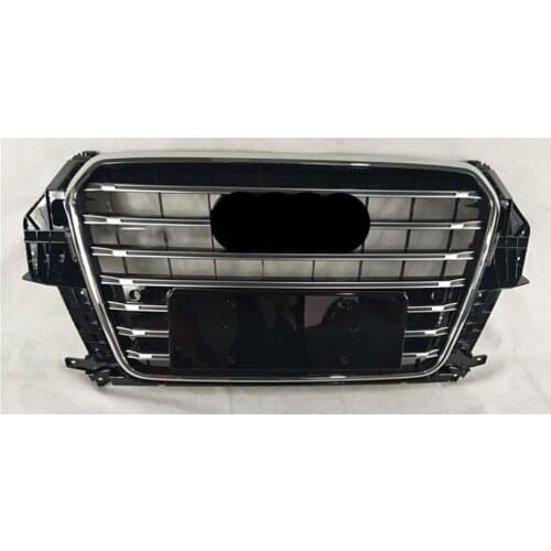 Front Hex Mesh Honeycomb Hood Grill for Audi Q3 2013 2014 2015 car accessories car mesh For SQ3 Style