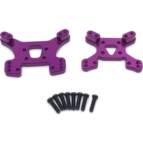 144001 Part Front and Rear Shock Tower Board Set Replacement Accessories Parts for WLtoys 124019 144001 4WD RC Car