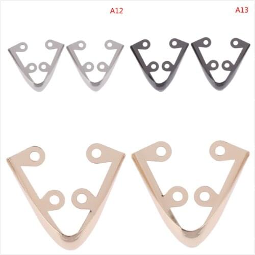 2PCS High Heels Shoes Toe Protection Shoes Clips for Decorations Fashion Metal Material Shoe Broken Reapair Accessories