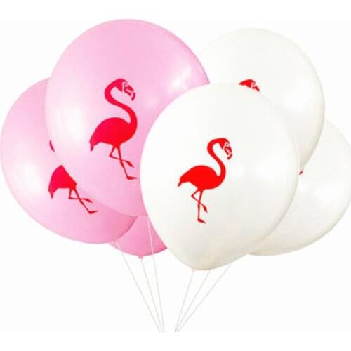 APRICOT 20Pcs 10Inch Pink Flamingo Party Balloons Latex Inflatable Ballon Christmas Birthday Party Supplies Wedding Decoration