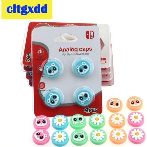 4pcs Silicone Caps For Nintend Switch Joy-Con Controller Joystick Analog Control Stick Cap Thumb Grips Cover For Switch Lite