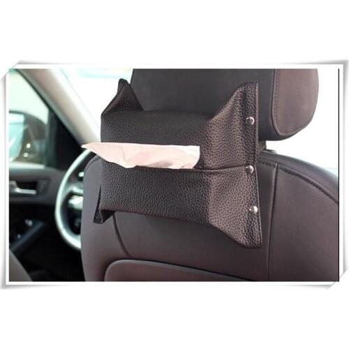 Car Styling Leather Tissue Box For Renault Fluence Laguna 3 Symbol 1 2 Talisman Estate Scala Avantime Captur Kaptur Accessories
