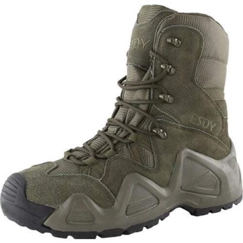 Men Women Tactical Combat Desert Army Fans Boots Mail Female Outdoor Climbing Hunting Training Non-slip Anti-wear hiking Shoes