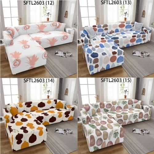 Geometric print Cushion cover sofa covers for living room Puff seat Sofa chaise cover lounge corner sofa cover Covers for sofas