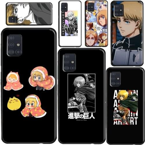 Attack on Titan Armin Arlert For Samsung Galaxy A31 A41 A51 A71 A10 A30 A50 A70 M51 M31 A20e A21S A52 A12 Phone Cover