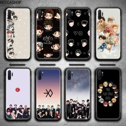 Kpop EXO Phone Case For Samsung Galaxy Note20 ultra 7 8 9 10 Plus lite J7 J8 Plus 2018 Prime M21