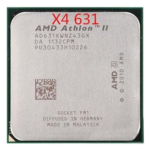 AMD Athlon II X4 631 FM1 Quad-Core CPU 100% working properly Desktop Processor