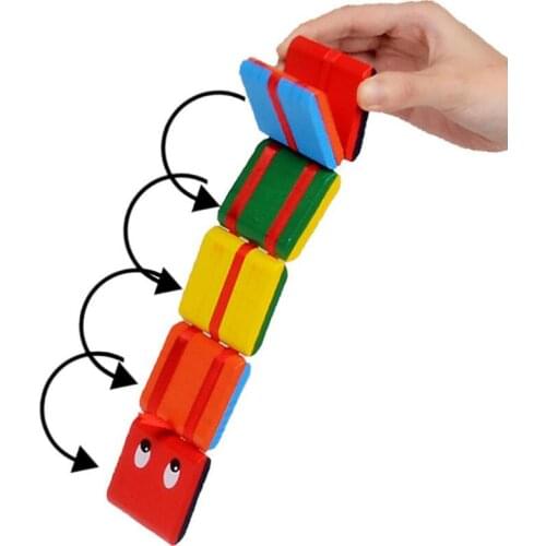 Children Educational Toys Models Doll For Kids Baby Colorful Magic Russian Flip Flat Game Kids Wooden Toys