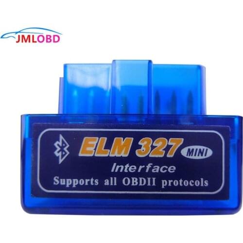 Super Mini Elm327 Bluetooth OBD2 V1.5 Elm 327 V 1.5 OBD 2 Car Diagnostic-Tool Scanner Elm-327 OBDII Adapter Auto Diagnostic Tool