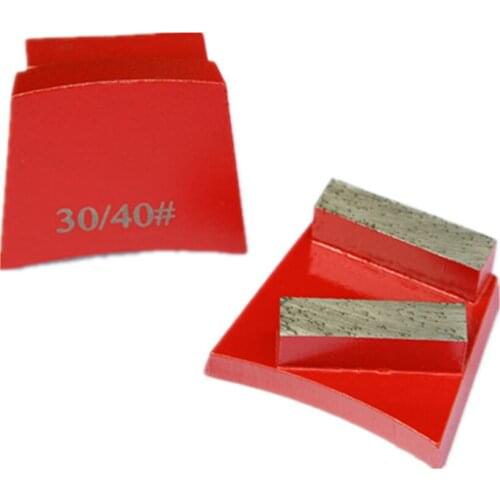 GS62 PHX Quick Lock Concrete Grinding Disc Trapezoid Diamond Concrete Grinding Pads Metal Abrasive Grinding Block 12PCS