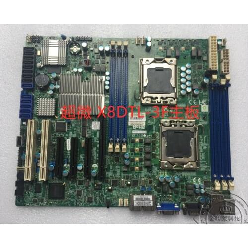 Ultra Micro X8DTL-3F dual-way 1366-pin X58 server game motherboard supports X5680 X5690