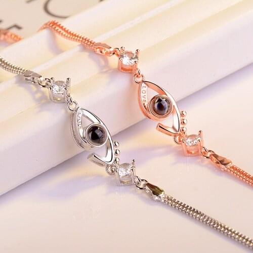 VAB7 Classic stone Bracelet fashion jewelry Bangles silver bracelet for girl gift women