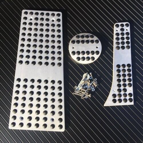 Auto Car AT Foot Rest Pedals Set Non-slip Brake For Benz Smart Fortwo 07-15 LHD for Brabus 451 07-14