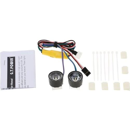 G.T.POWER Power Headlight System Set for RC Aircraft Airplane Car Boat RC Accessories