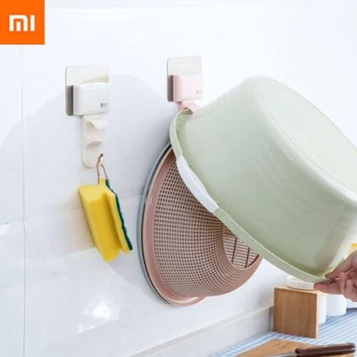 Xiaomi Punch-free Non-marking Stickers Wall Picture Hook Invisible Traceless Hardwall Drywall Picture Hanging Kit Hanging