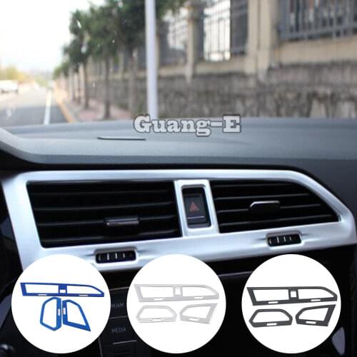 Car Trim Left Right Middle Air Conditioning Outlet Vent Cover For Volkswagen VW TiguanL Tiguan L MK2 2016 2017 2018 2019 2020