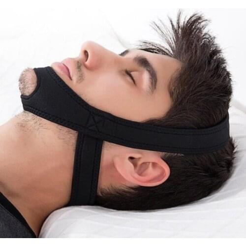 New Neoprene Anti Snore Stop Snoring Chin Strap Belt Anti Apnea Jaw Solution Sleep Support Apnea Belt Sleeping Care Tools