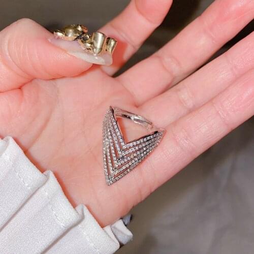 Luxury Goth Rings for Women 925 Sterling Silver Exaggerated Antique Silver Color Opening Adjustable Rings Stackable New Trend