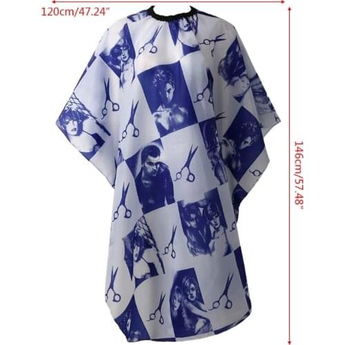 Salon Hair Cut Hairdressing Hairdresser Waterproof Barbers Cape Gown Cloth New 652C