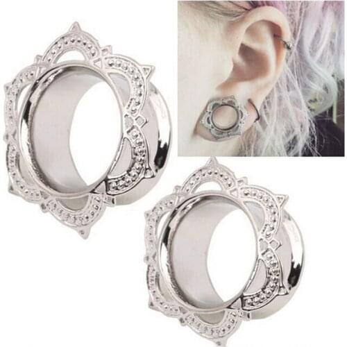 Medical Steel Earrings Ear Expander 8mm Copper Ear Reamer Hypoallergenic Ear Plugs Charm Body Jewelry Piercing Men Flesh Tunnels