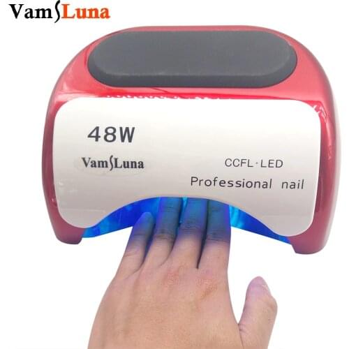 48W Nail Dryer - UV lamp for nail Polish UV Gel fast dry CCFL LED Nail tools with Automatic Sensor Salon Beauty Equipment