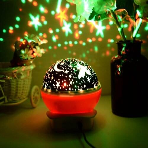 5V LED RGB Projection Unicorn lamp USB battery powered night light children baby Gift sleeping light bedroom bedside table lamp