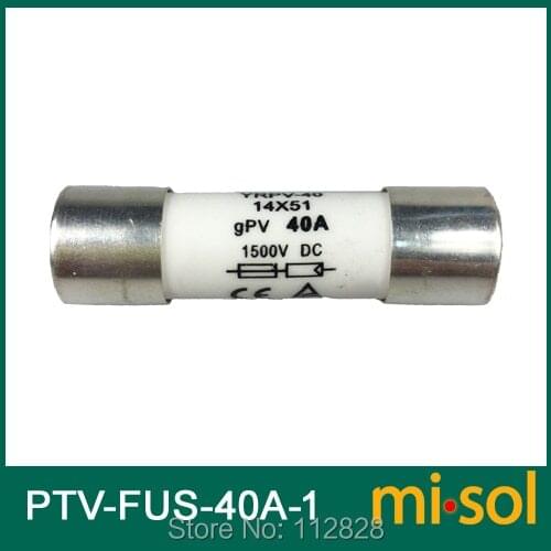 10 units of PV solar fuse 40a 1500VDC fusible 14x51 gPV