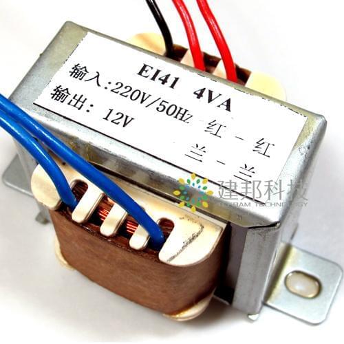 12V AC E-type Power Transformer AC220V Input TA7318VU Meter Drive Board Dedicated 4W with Mounting Ear