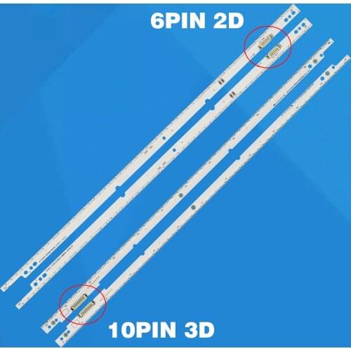 2pcs x 46" LED Backlight 2012SVS46 7032NNB 3D for Samsung UA46ES6700 UA46ES7000 UA46ES6100 LE460CSA-B1 LTJ460HW05 UN46ES6500