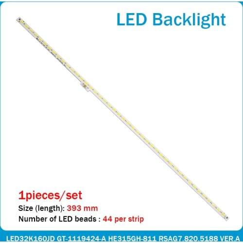 393mm LED Backlight strip 44 Lamp For LED32K160JD Hisense 32 inch TV HE315GH-B11 RSAG7.820.5102 GT-1119424-A