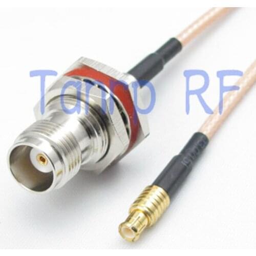 6in TNC female jack to MCX male plug RF adapter connector 15CM Pigtail coaxial jumper cable RG316 extension cord