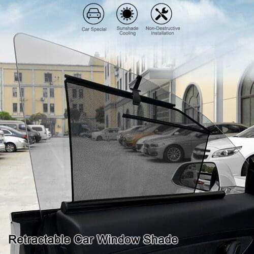 Car Sun Shade for tesla model 3 Car Curtain Car Sunshade Side Window Mesh Sun Visor Summer Protection Window Film accessories