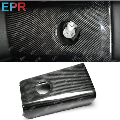 For Nissan GTR R35 Carbon Fiber Rear Seat Arm Rest Cover (LHD or RHD) Body Kit Car Tuning Part For R35 GTR