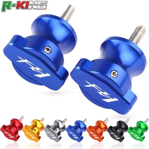 For YAMAHA FZ1 FAZER FZ 1 2001-2015 2014 2013 2012 2011 Motorcycle CNC 6MM Frame Stands Screws sliders Swingarm Spools Slider