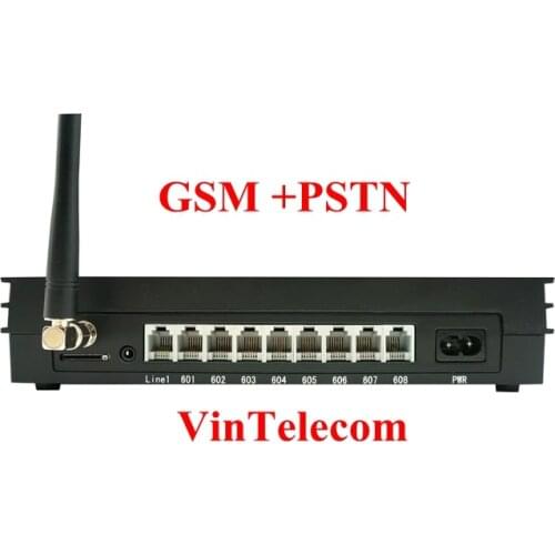 China PBX factory VinTelecom MS108-GSM Mini PBX/ PABX Switchboard/ Centralino PABX / Wireless PBX Phone system - 2016 new
