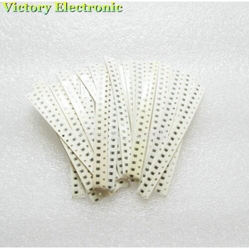 500PCS 0805 SMD Resistor Kit Resistance 43R-560R 5% 25Kinds Chip Resistors 43 Ohm - 560 Ohm