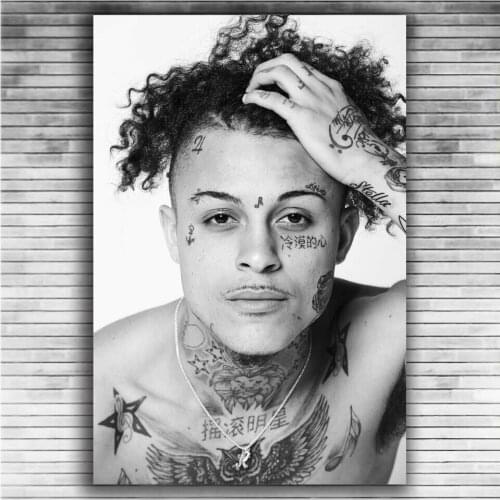 Lil Skies Rap Hip Hop Music Star Singer 4 Silk Fabric Wall Poster Art Decor Sticker Bright