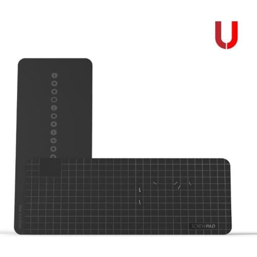 Magnetic Electronic Repair Mat Magnetic Mat Prevent Small Screws Losing Reusable Mat for Cellphone, Laptop, Computer 65x165mm