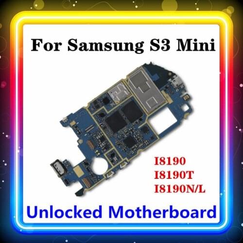 For Samsung Galaxy S3 Mini I8190 I8190T I8190N/L Motherboard Test Original Logic Board With Chip Mainboard Android OS