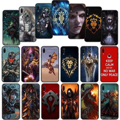Wows World of Warcraft Soft Cover Case for Xiaomi Mi Redmi Note 8 SE 8T Pro Max 3 Poco X2 X3 F2