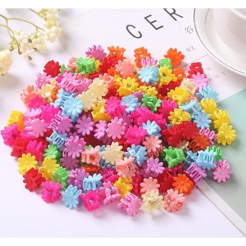 New Baby Acrylic Bows Hair Claws Colorful Kids Flowers Hair Clips Adult Barrettes Accessories