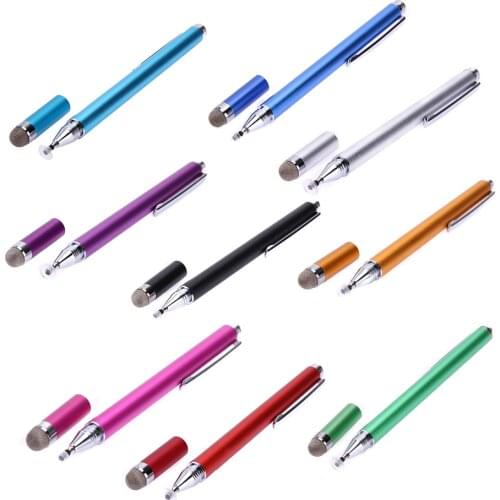 New 2 in 1 Suction Multifunctional Capacitive Stylus Metal Drawing Writing Touch Screen Pens Universal for Smart Phones Tablet